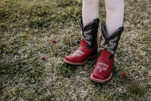Kids Cowboy Boots 'Red'