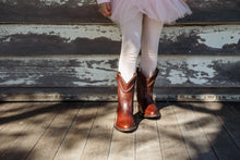 Kids Cowboy Boots 'Greca Stitching'